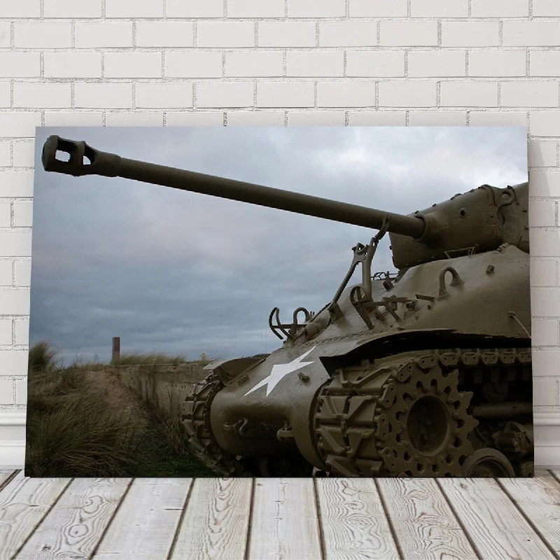 vintage landscape photography art-Utah Beach